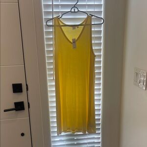 GAP Yellow Midi Dress